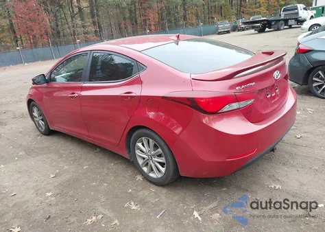 2015 Hyundai Elantra Se из США, поврежденный, VIN KMHDH4AE6FU419835